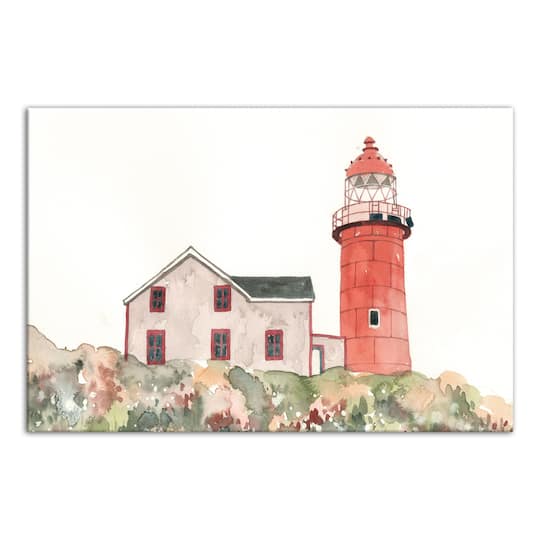 Coastal Lighthouse 24" x 16" Canvas Wall Art